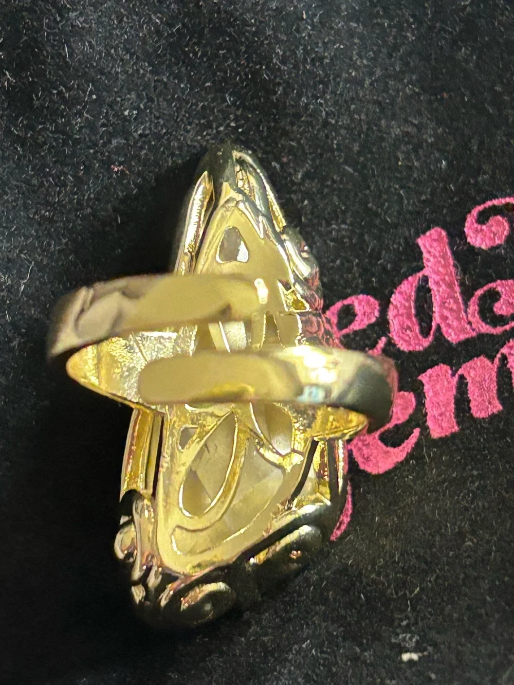 Feed Me Gems Volcano Aura Ring